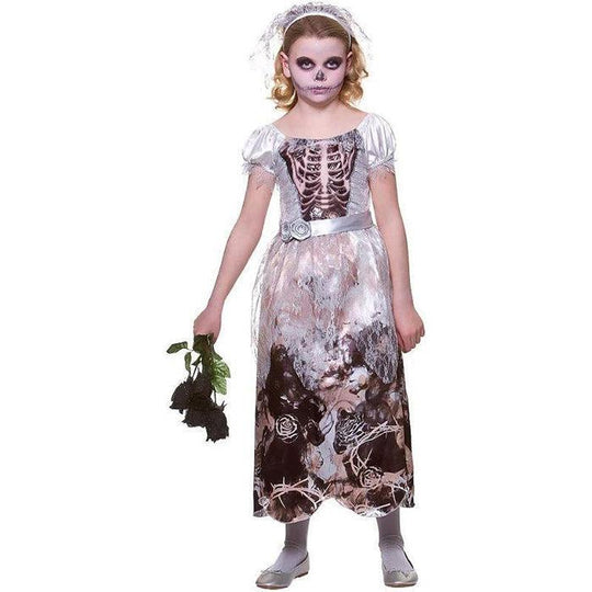 Wicked Costumes Child Girls Skeleton Bride