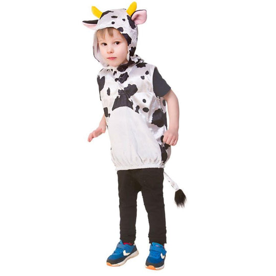 Wicked Costumes Cow Hooded Tabard Child Fancy Dress