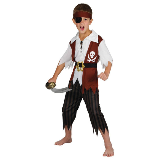 Wicked Costumes Cutthroat Pirate Boy's Fancy Dress Costume