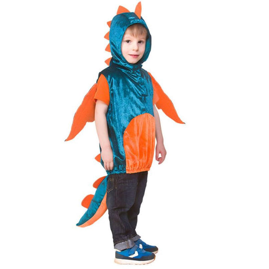 Wicked Costumes Dinosaur Hooded Tabard Child Fancy Dress