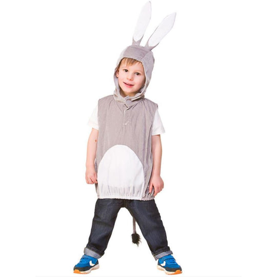 Wicked Costumes Donkey Hooded Tabard Child Fancy Dress
