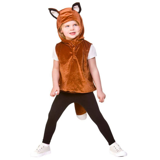 Wicked Costumes Fox Hooded Tabard Child Fancy Dress