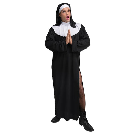 Wicked Costumes Funny Nun Men's Fancy Dress Costume