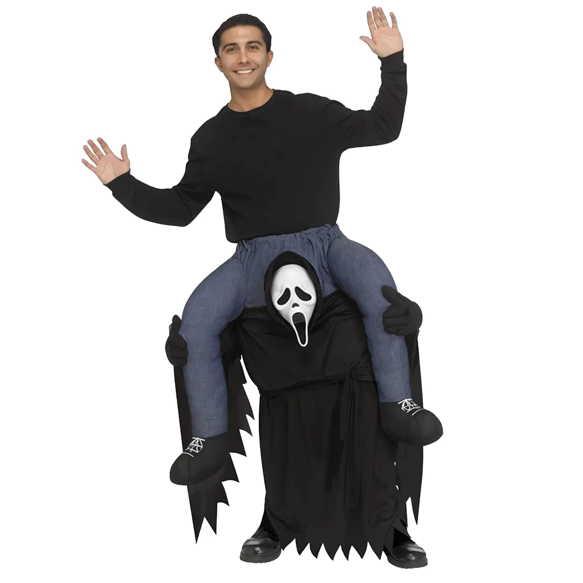 Wicked Costumes Ghost Face Carry Me Fancy Dress Costume - Adult - The ...