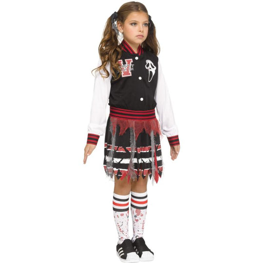 Wicked Costumes Ghost Face Scream for the Team Girl's Fancy Dress Costume