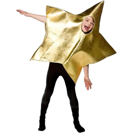 Wicked Costumes Gold Star Child Christmas Nativity Fancy Dress Costume