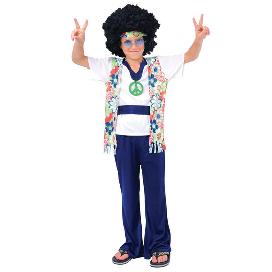 Wicked Costumes Hippie Dude Boy's Fancy Dress Costume