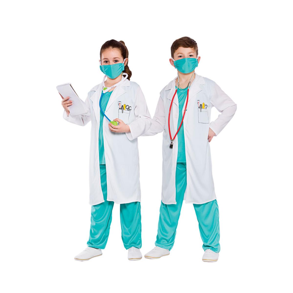 Mens Doctor Fancy Dress Lab Coat & Mask Doc Doctors Coat Outfit by Smiffys  | eBay