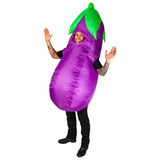 Wicked Costumes Inflatable Aubergine Adult Fancy Dress Costume