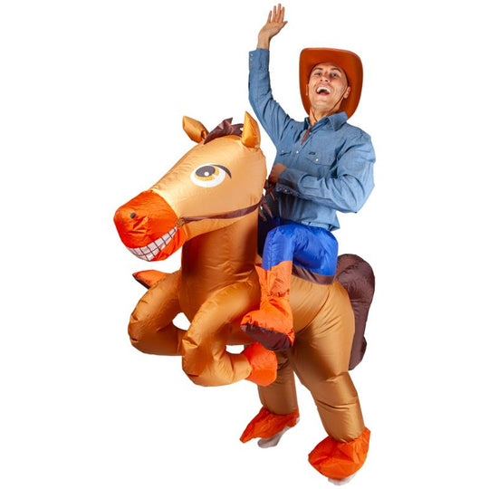 Wicked Costumes Inflatable Ride On Horse Adult Fancy Dress Costume