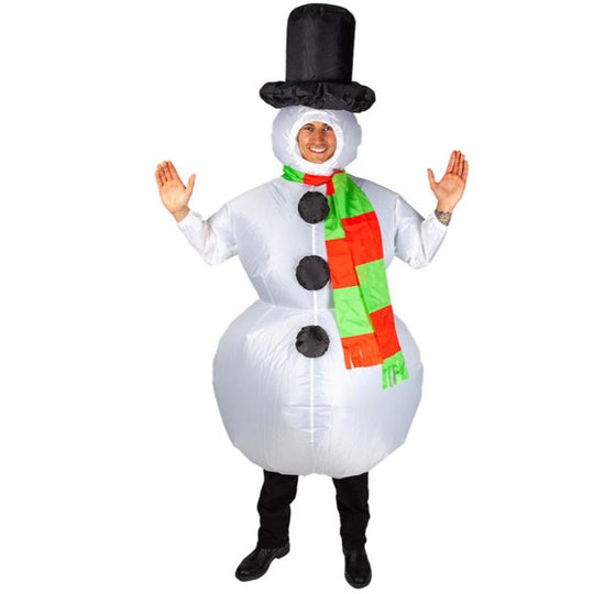 Wicked Costumes Inflatable Snowman Adult Fancy Dress Costume