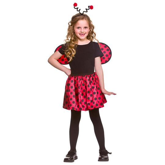 Wicked Costumes Ladybird 3 Piece Set Girl's Fancy Dress