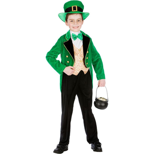 Wicked Costumes Leprechaun St Patricks Day Boy's Fancy Dress Costume