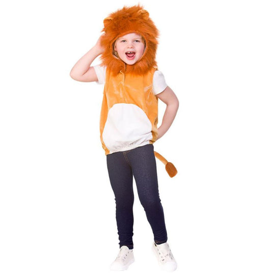 Wicked Costumes Lion Hooded Tabard Child Fancy Dress