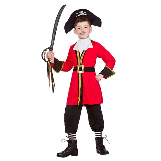 Wicked Costumes Pirate Captain Boy's Fancy Dress Costume