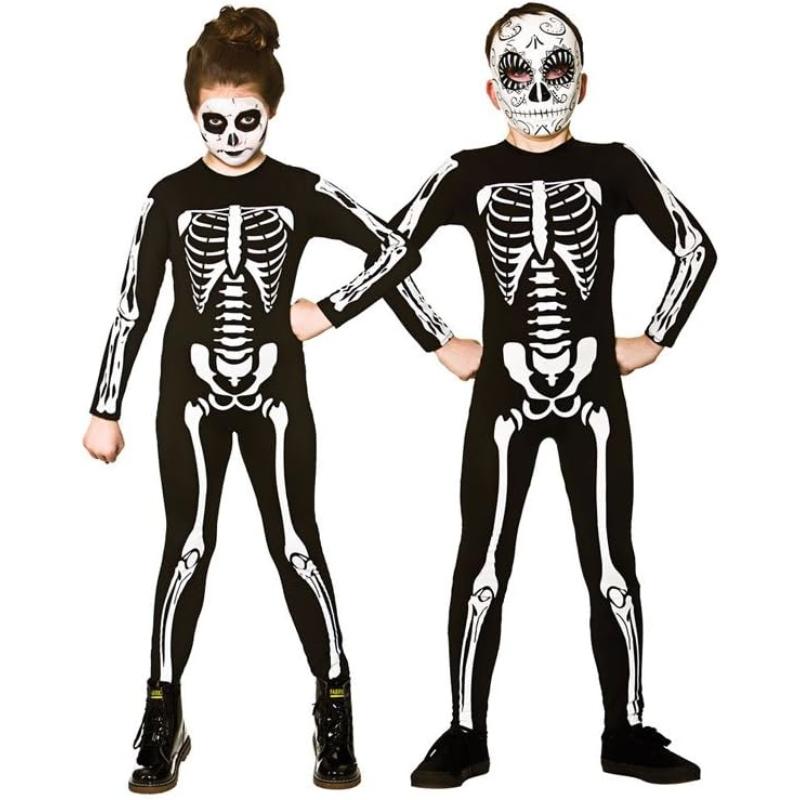 Skeleton jumpsuit costume clearance