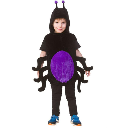 Wicked Costumes Spider Hooded Tabard Child Fancy Dress