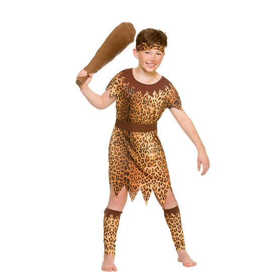 Wicked Costumes Stone Age Cave Boy Fancy Dress Costume