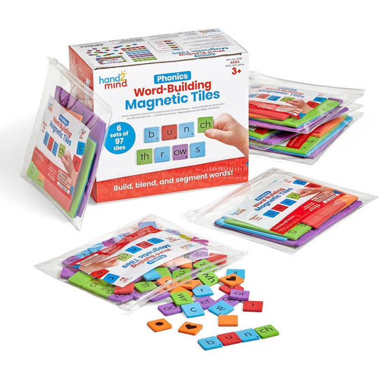 Hand2Mind Phonics Word-Building Magnetic Letter Tiles
