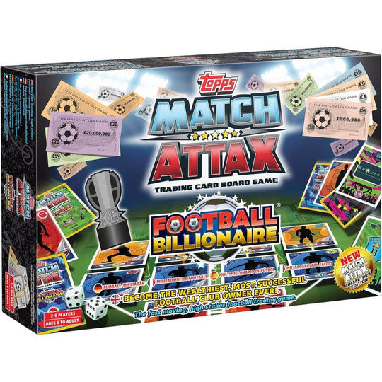 Football Billionaire Board Game Match Attax Edition