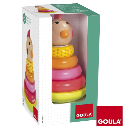 Jumbo Games Goula Pile-up Hen Ring Stacking Game