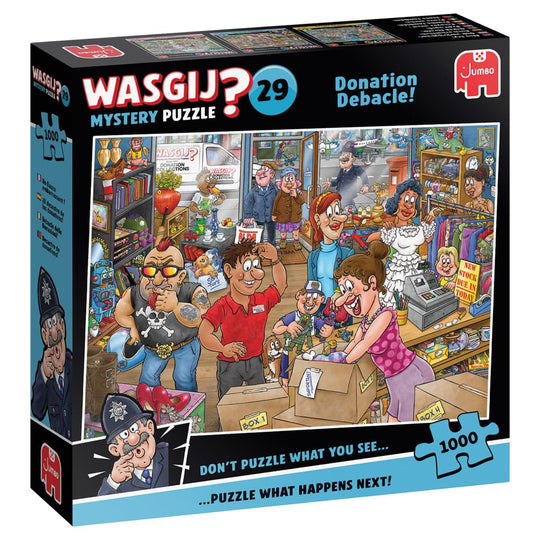 Wasgij Mystery 29 Donation Debacle 1000 Piece Jigsaw Puzzle