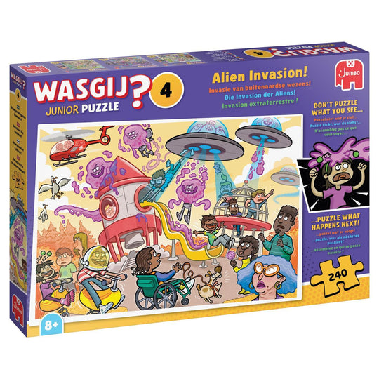Wasgij Junior 4 Alien Invasion 240 Piece Jigsaw Puzzle