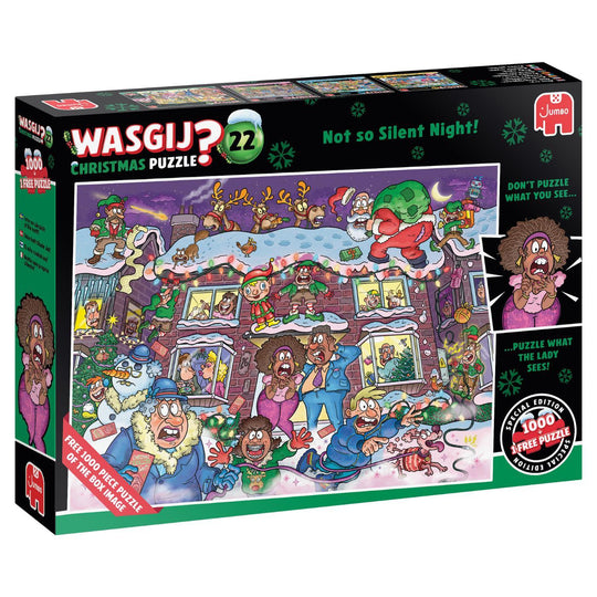Wasgij Christmas 22 Not so Silent Night 2 x 1000 Piece Jigsaw Puzzle