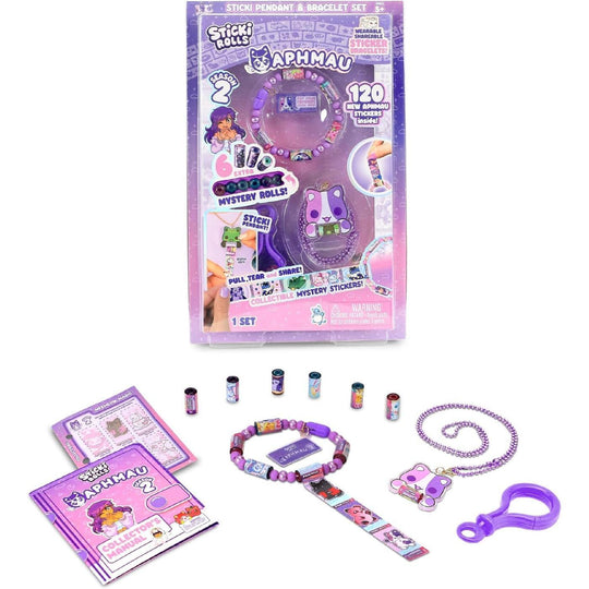 Sticki Rolls Aphmau Pendant and Bracelet Making Set - Season 2