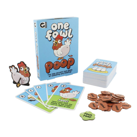 Ginger Fox One Fowl Poop Card Game