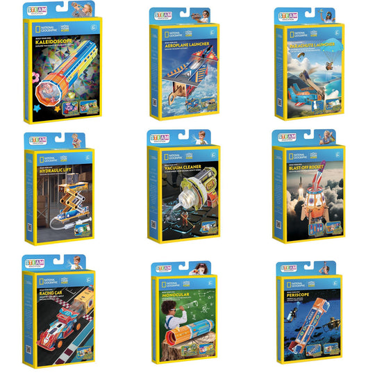 National Geographic How Things Work Build Your Own STEAM Educational Kit