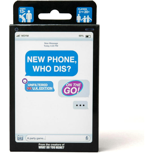 New Phone, Who Dis? On The Go Travel Edition Card Game