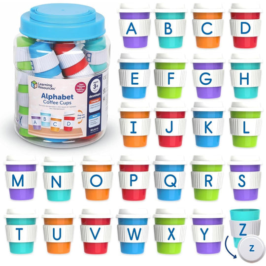 Learning Resources Alphabet Coffee Cups