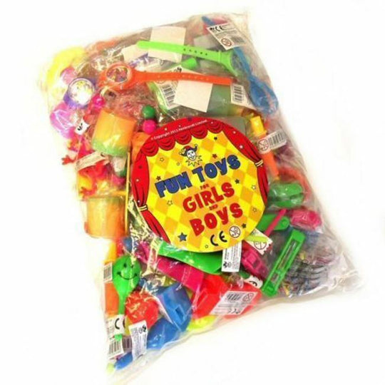 100 Fun Toys for Girls and Boys Pinata Party Bag Items Fillers Favours
