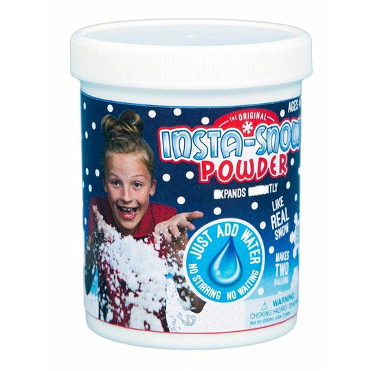100g Tub of Instant Artificial Pretend Fake Snow Decoration - Makes 8 Litres