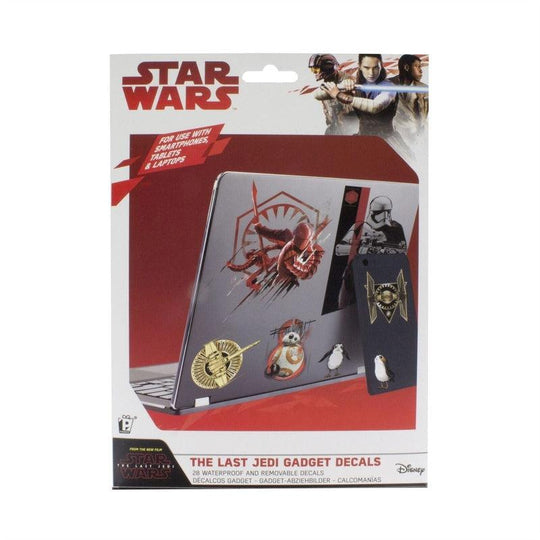 28 Waterproof Star Wars The Last Jedi Gadget Decals