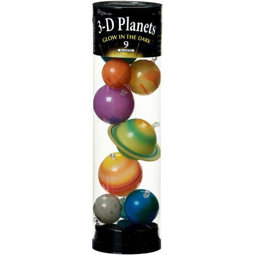 3-D Planets in a Tube Glow-in-the-Dark