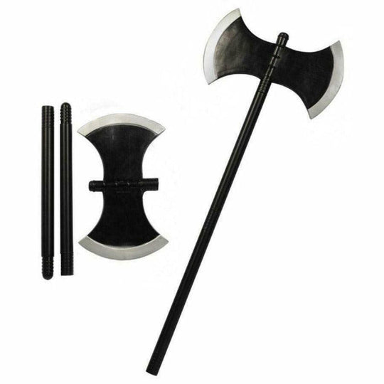 3 Piece Plastic Axe Halloween Grim Reaper Fancy Dress Accessory