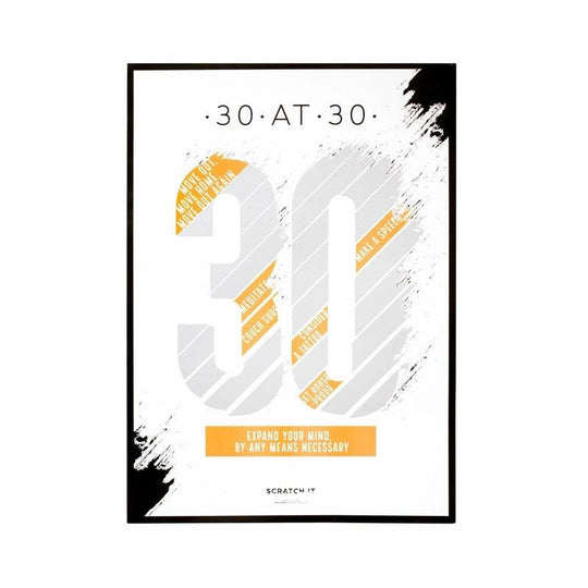 30 at 30 Scratch & Reveal Poster