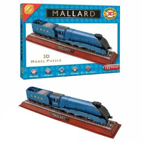 3D Mallard Puzzle Build Your Own Gresley A4 Steam Train Model Jigsaw 155 Piece