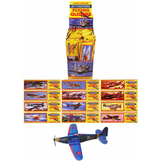 48 x Flying Gliders Fighter Planes Party Bag Fillers Kids Gift Toy