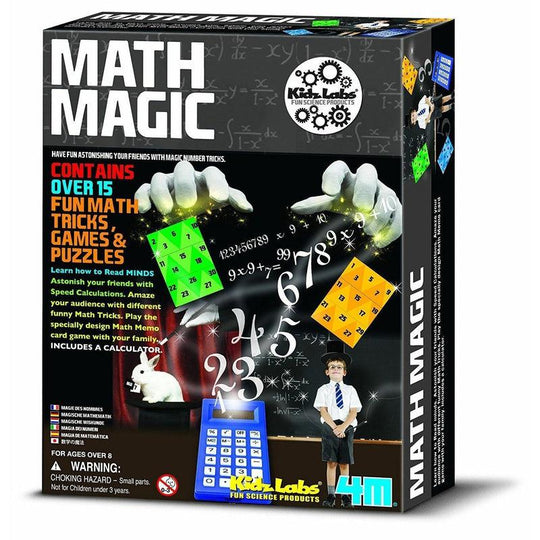 4M Kidz Labs Math Magic Fun Maths Tricks Games & Puzzles