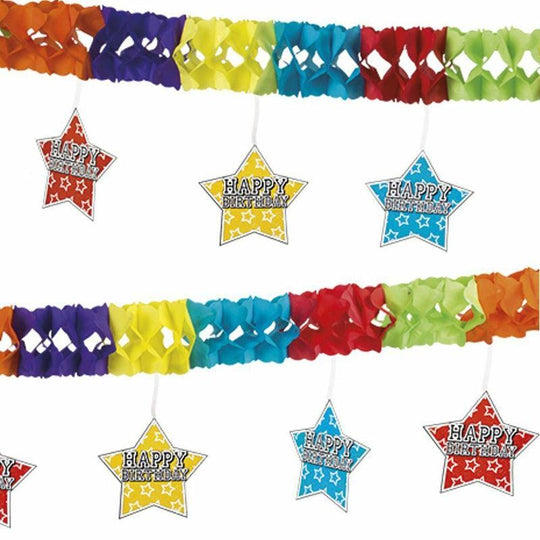 4m Happy Birthday Garland Party Decoration Banner