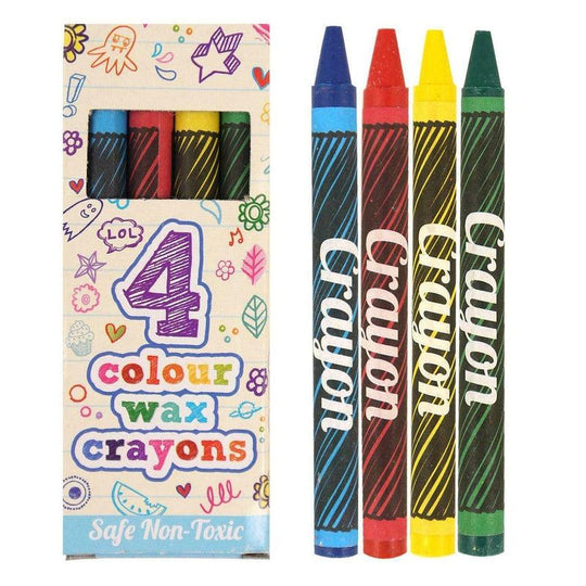 5 to 250 Packs Of 4 Mini Colouring Wax Crayons Party Bag Pinata Fillers