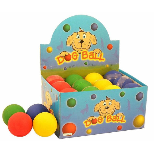 63mm Large Rubber Bouncy Dog Balls Tennis Floating Catch Fetch