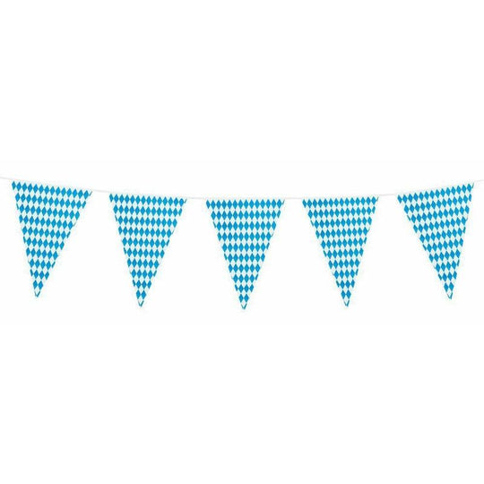 8m Oktoberfest German Bavarian Bunting Fancy Dress Party Pennant Flag Decoration