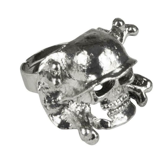 Adjustable Skull Ring Fancy Dress Accessory