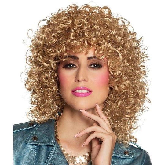 Adult Blonde Curly Wig
