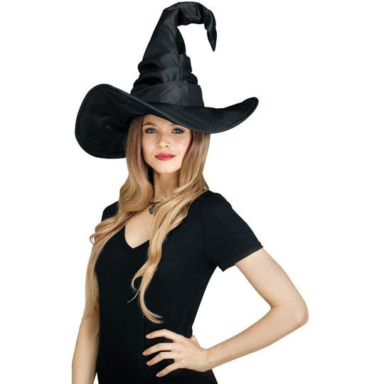 Adult Curved Cone Wicked Witch Halloween Hat