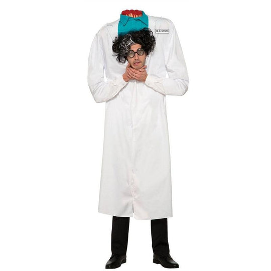 Adult Decapitated Doctor Costume Halloween Headless Surgeon